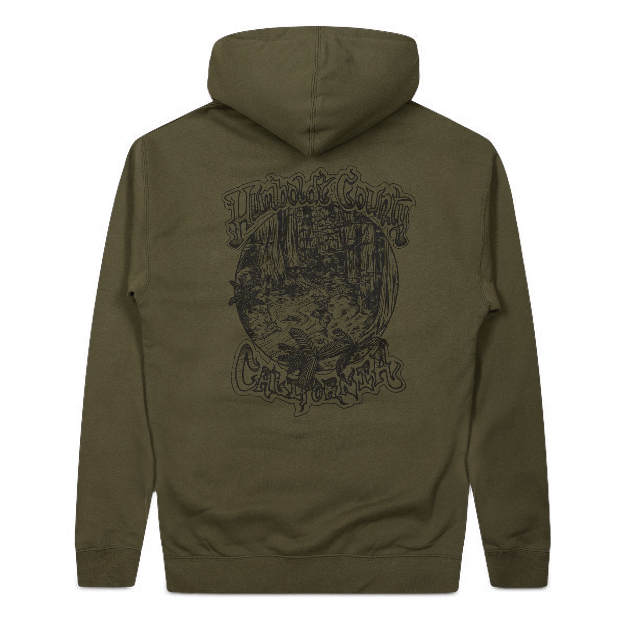 Deep Woods Zipper Hoodie Army