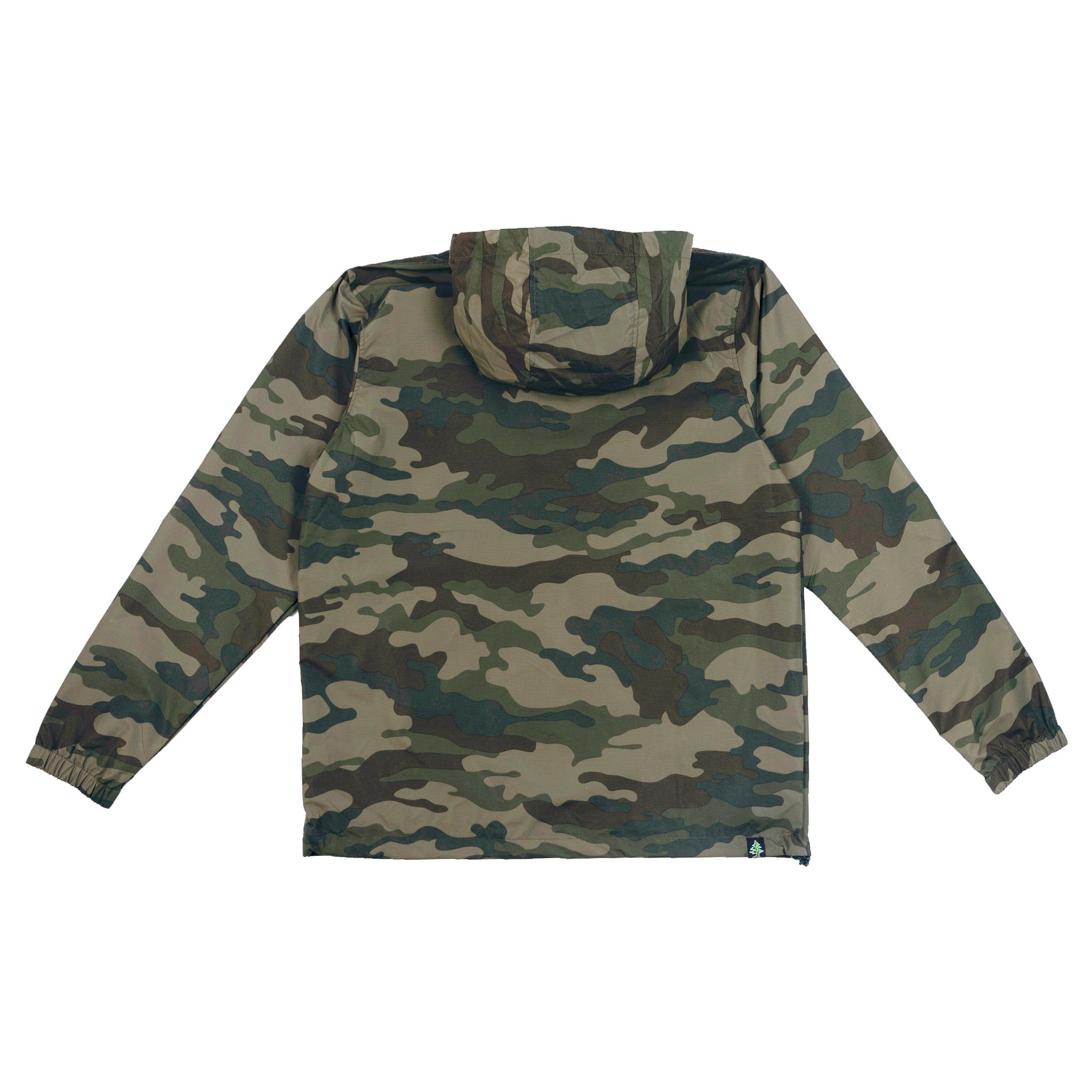 Humboldt Nylon Anorak Windbreaker Jacket Forest Camo