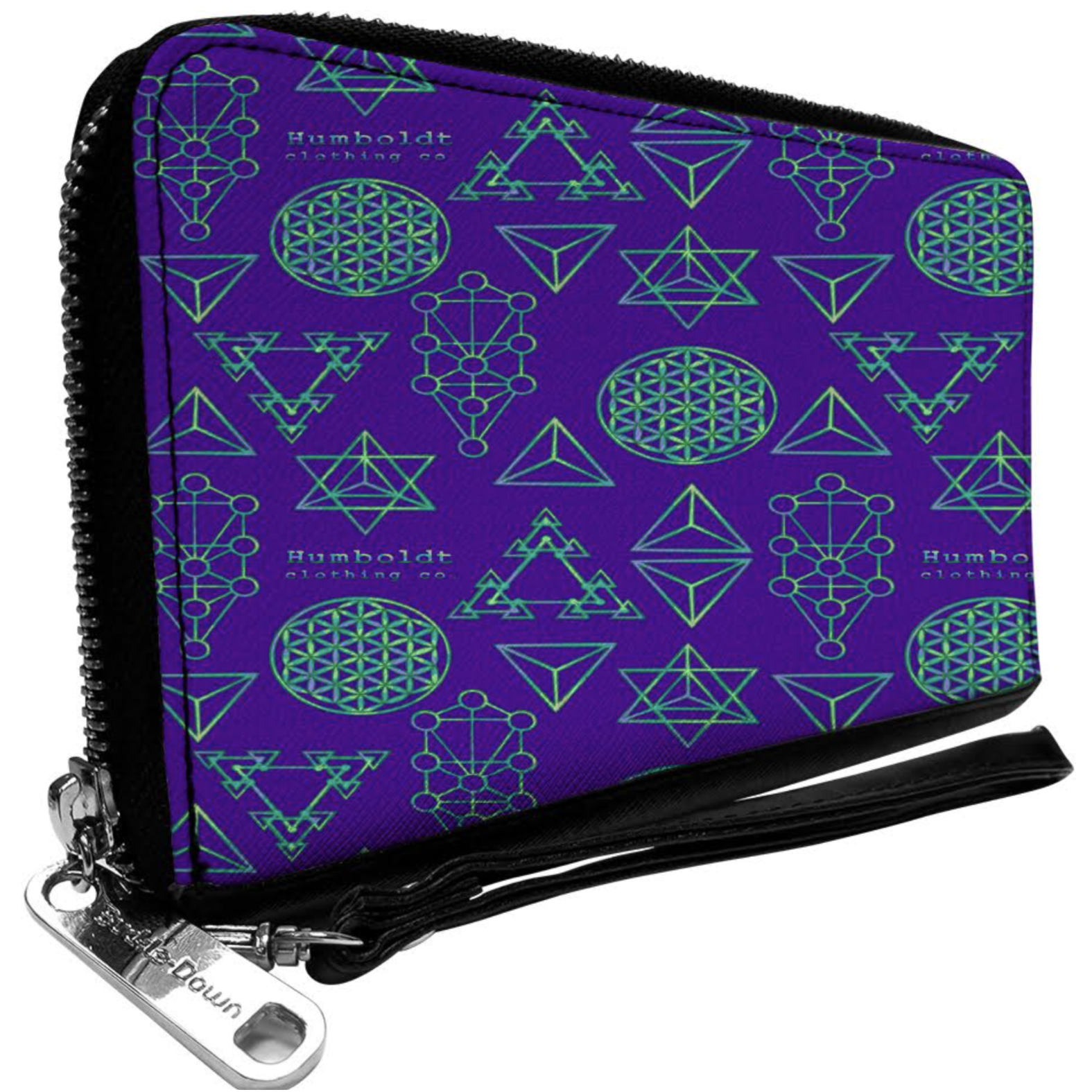 Sacred Geometry Zip Around Wallet