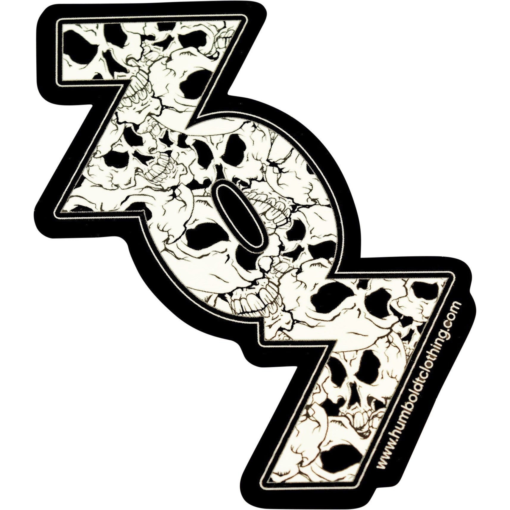 Skulls Inside 707 Sticker - Humboldt Clothing Company