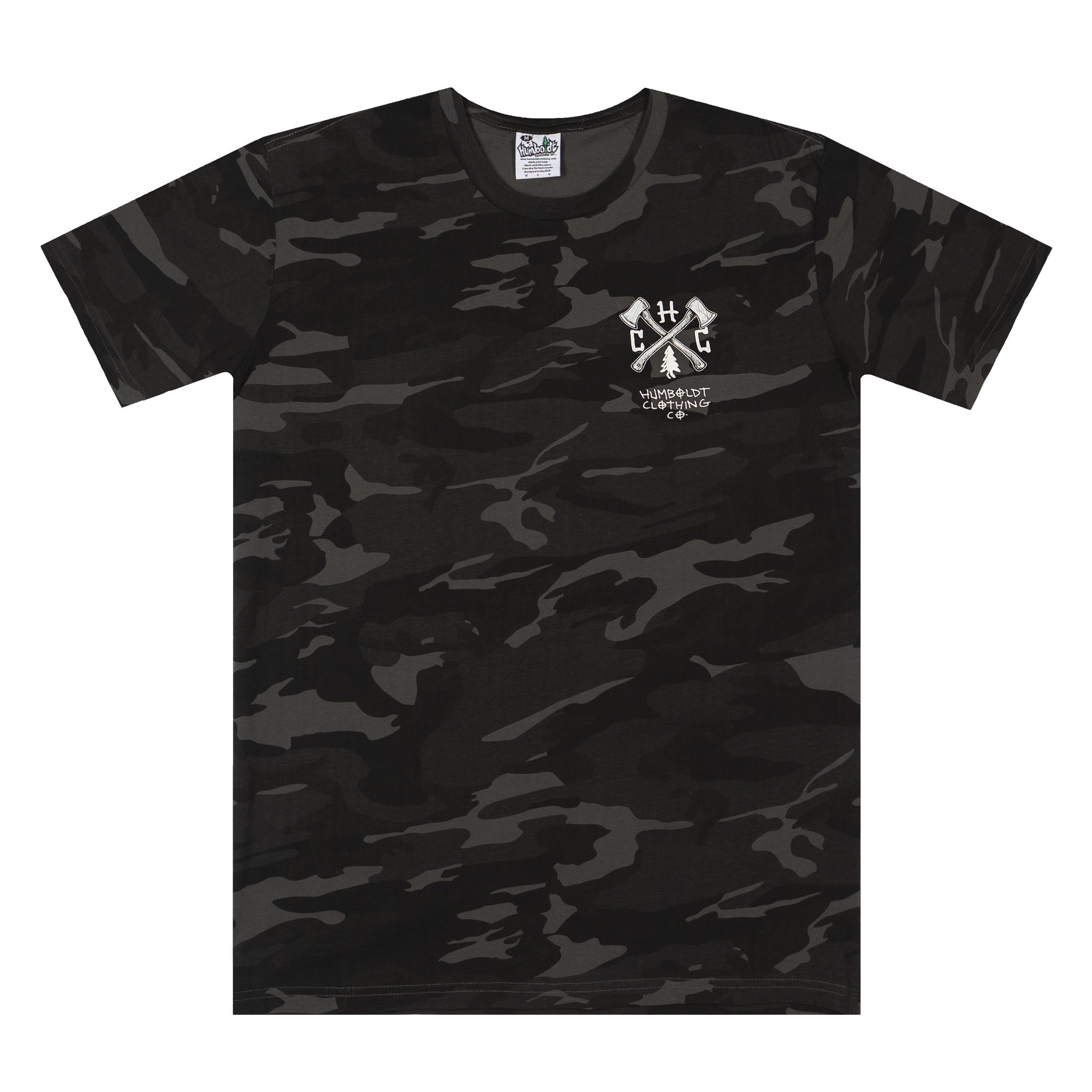 Timberjack Tshirt Black Camo